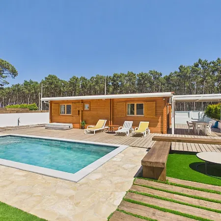 Wooden Ac W/ Pool & Garden - Caparica | By Airnest * Шарнека